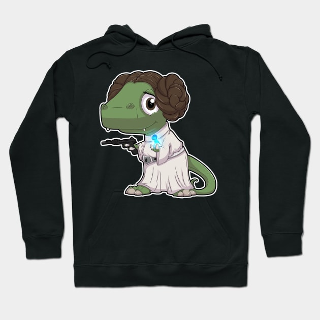 Dino princess Hoodie by DinoTropolis